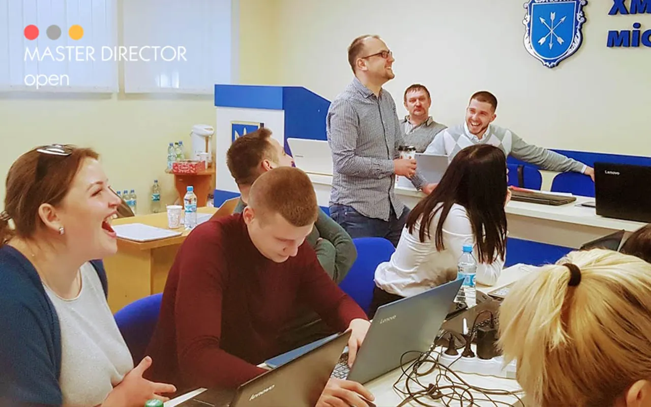 Photo of the learning process on the Master Director course